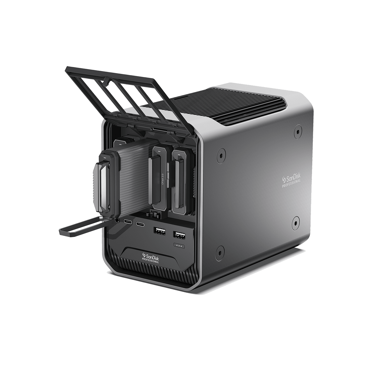 Pro-Dock 4, 4-Bay, Thunderbolt 3